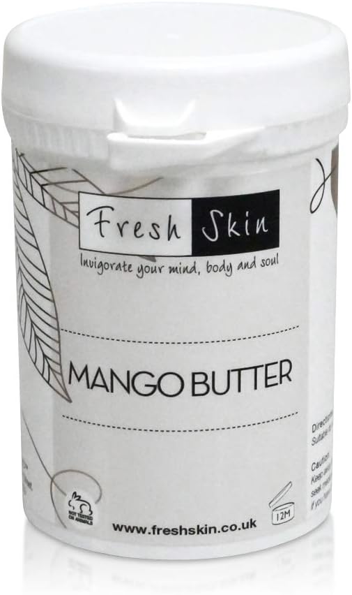 Freshskin Beauty 100g Mango Butter Cold Pressed Refined Pure Natural