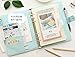 Passion leather notebook Original office personal diary/week planner/agenda organizer Cute ring stationery binder A6 blue