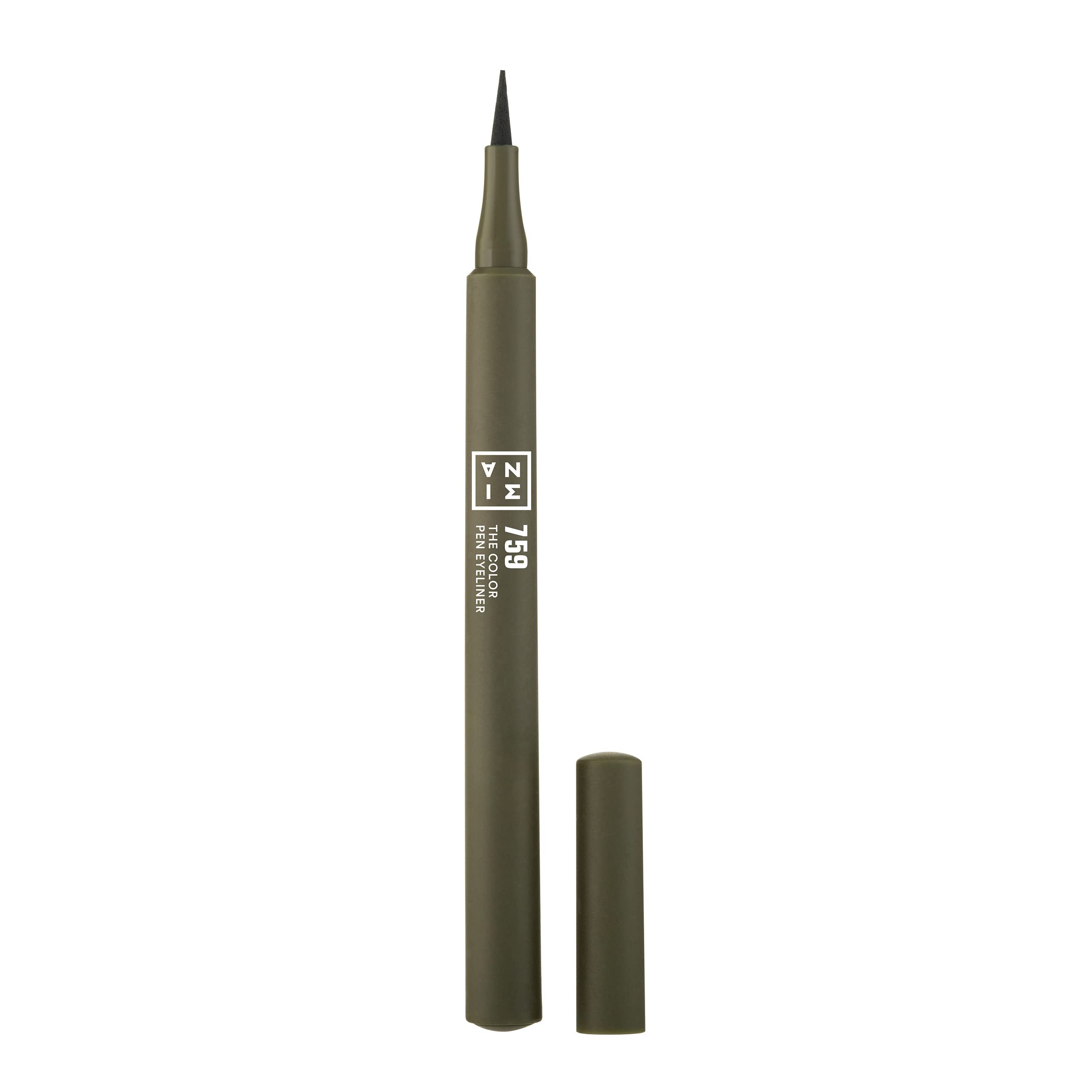 3INA MAKEUP - The Color Pen Eyeliner 759 - Olive green - Liquid Eyeliner - 10h Longwear Smudge-proof for Sensitive Eyes - Ultra Precise Felt Tip Matte Liner - Bold Pigmentation - Vegan - Cruelty Free — image 1