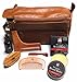 GBS Men's Beard Grooming Doppler Kit- Travel Bag Includes Boar Bristle Beard Brush, Beard Shaping Template, Mustache Comb, Wood Beard Comb with Sandalwood Beard Balm & Oil Professional Barber Approved