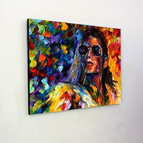 Memories Maker Artistic Michael Jackson Wooden Wall Hanging, Modern, Panel Art Decor, Accent, Sculpture
