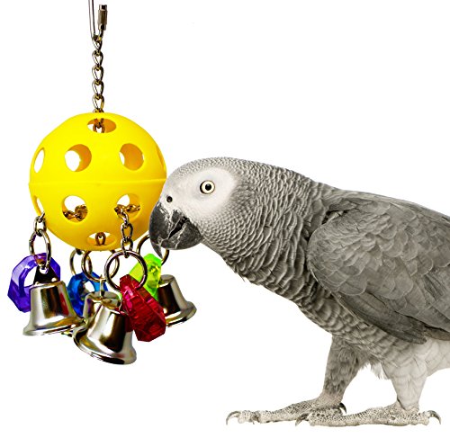 Bonka Bird Toys 1937 Bellpull Bird Toy Parrot Cage Toys Cages African Grey Conure Cockatiel