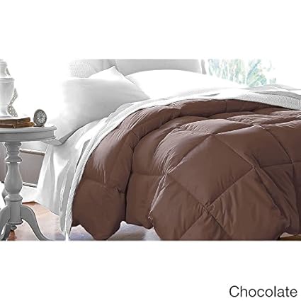 Amazon Com Ph Single Piece Twin Dark Brown Down Alternative