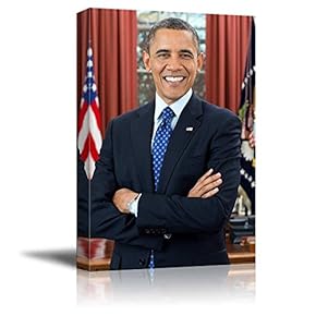 Portrait of President Barack Obama Inspirational Famous People Series