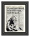 Banksy Girl if you get tired learn to rest, street art, vintage dictionary page book art print,