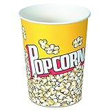 SOLO V32-00061 Treated Paper Popcorn Cup, 32 oz. Capacity, Popcorn Print (Case of 500)