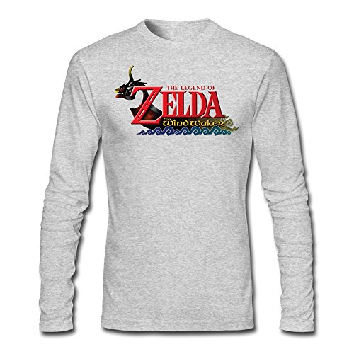 Zelda Wii U HeatherGray Long Sleeve 