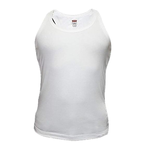 levis white vest