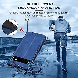 Jasonyu Flip Wallet Case for Google Pixel 6A
