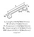 Amerock | Cabinet Pull | Black Bronze | 5-1/16 inch (128 mm) Center to Center | Blackrock | 1 Pack | Drawer Pull | Drawer Handle | Cabinet Hardware