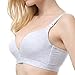Branii Full Support Cotton Maternity & Nursing Bra With Free Bra Extender and Bra Strap Clip 34B 34C 34D 36B 36C 36D 36E 38D