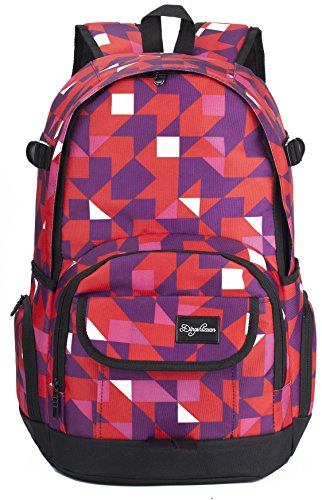 Z-joyee Fashion Student School Backpack Bookbags for Middle & High School for Teen Boys Girls Student Travel Laptop Bags