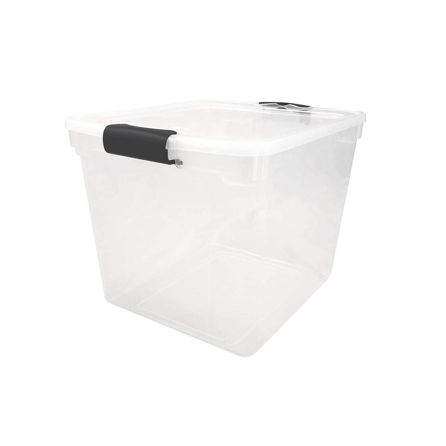 Mua HOMZ 4 Pack Large Clear Plastic Storage Bins with Latching Lids, 31 ...