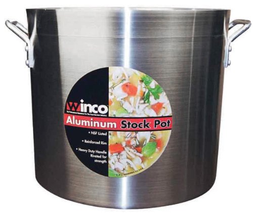 Winware Professional Aluminum 10-Quart Stockpot 1 Winware Professional Aluminum 10-Quart Stockpot