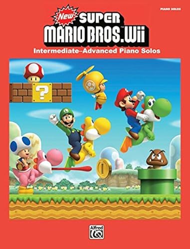 Nouveau Super Mario Bros Wii Piano Solo Intermédiaire - 