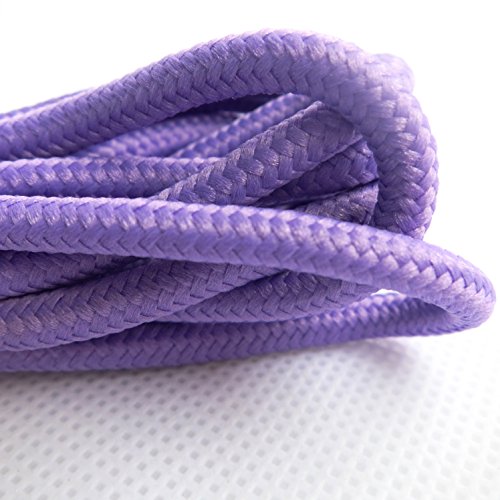 YJRVFINE Round Boot Laces Boots Shoelace String Rope Shoelaces Light Purple 2 Pair- Length:55.12" - Thumbnail 3