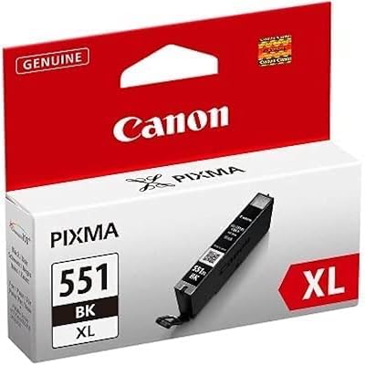 Canon CLI-551XL Black Ink Cartridge Original High Yield Blister Pack