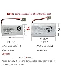 GEILIENERGY BBTY0651101 - Batería compatible con Uniden BT1007 BT-1007 BT904 BT-904 BT1015 BBTY0460001 BBTY0510001 BBTY0624001 BBTY0700001 Panasonic HHR-P506, HHR-P506A, GLE0307, ??1