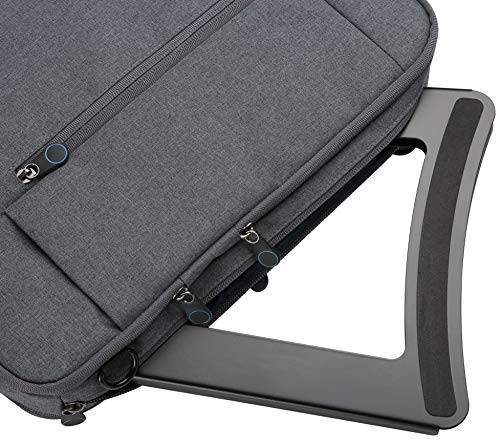 Portable Laptop/Tablet Stand for Desk, Bed, Sofa, Couch. Fully Adjustable 5 Tilt Angles. Lightweight Durable Steel with Non-Slip Pads. Open Back for Cooling. Fits 10-15" Notebook - Thumbnail 5