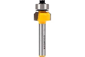 YONICO 13159q 1/16-Inch Radius Round Over Edge Forming Router Bit 1/4-Inch Shank