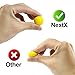 NextX Rival Darts Ball Refill Headshot Ammo Foam Refill Pack Foam Bullet Balls for Nerf Rival Blasters, 110 Round Yellow Foam Bullets
