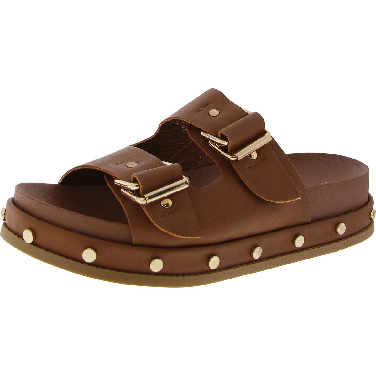 BCBGeneration Women’s Trendy Footbed Flat Sandal, 5.5