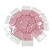 300 Pcs 3.2 x 3.8 inches Cute Self-adhesive Gift Food Packing Bags Small Biscuit Bags Candy Bag OPP Bag Package Supplies (Pink)