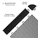 BlockTile R0US4212 Interlocking Ramp Edges Without Loop, Black, 14-Pack