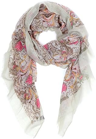 Scarves for Women: Lightweight Cute Bird Floral Fashion shawl by MIMOSITO