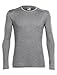 Icebreaker Tech Heavyweight Base Layer Long Sleeve Crew Neck Shirt, Merino Wool