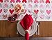 DII Valentine's Day Table Top Collection, Table Runner, 14x72, Hearts Collage