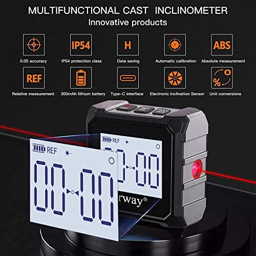 Digital Angle Finder with Laser Digital Angle Gauge