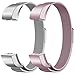 Oitom Bands Compatible Fitbit Alta HR and Fitbit Alta/Fitbit Alta Ace,Replacement Accessory Stainless Steel Watch Bands (2 Size) Large 6.7