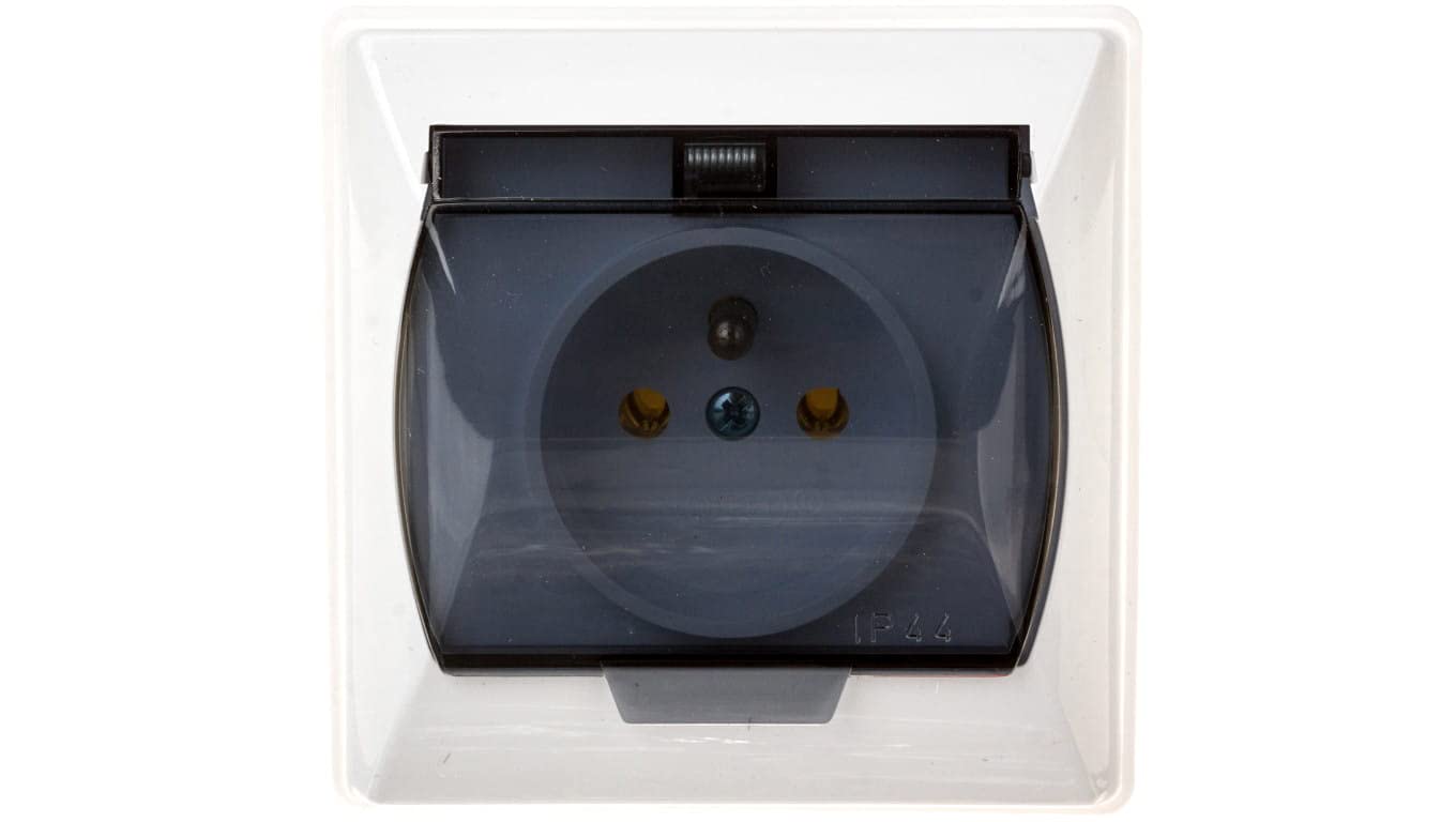 Ospel GPH-1AZ/00/d White IP44 16 A 85 mm 42 mm 85 mm