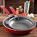 The Pioneer Woman Butterfly Vintage Speckle 2-Pack Non-Stick Frying Pan Set, Red