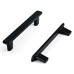 HESTIA HARDWARE 10 Pack | Black Drawer Pulls 3.75