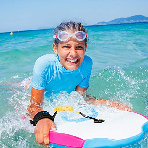 image for WOOWAVE Bodyboard Leash Wrist Coiled Bodyboarding Leash Premium Body B