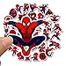 Spider-Man Stickers Laptop Stickers Waterproof Skateboard Snowboard Car Bicycle Luggage Decal 35pcs Pack (Spider-Man)