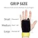 Weightlifting Grips By Emerge ✮ Our Best Hand Protectors And Pull Up Grips ✮ Comfortable Black Leather ✮ Grips For Gymnastics And WOD Cross Training ✮ 100%