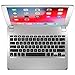 Brydge 12.9 Keyboard for iPad Pro 12.9-inch | 2017/2015 Models only | Aluminum Bluetooth 4.2 Wireless Keyboard with Backlit Keys | Long Battery Life | Silver