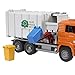 Bruder Toys Man Side Loading Garbage Truck Orange