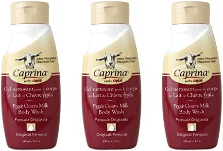 Caprina by Canus Fresh Goat's Milk Body Wash, Original 11.8 oz
