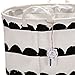 Sea Team Foldable Large Cylindric New French Style Canvas Fabric Storage Bin Storage Basket Organizer, Laundry Hamper for Blouse T-shirt Underwear etc., Color#3