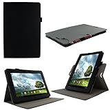 rooCASE ASUS MeMO Pad FHD 10 Case ME302C / ME301T - Dual View Multi Angle Stand Cover - Black