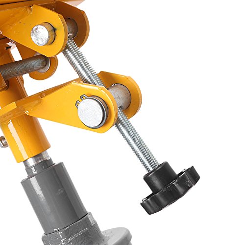 Three T 1500lbs Hydraulic Transmission Jack 2 Stage With 360 Degree Wheel for Car Lift Auto - Thumbnail 4