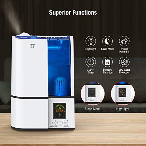 image for TaoTronics Cool Compatible Alexa Google Home, Ultrasonic Humidifiers B