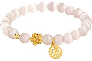 SoulPulse Real Jade Bracelet for Women to Attract Love,Happiness,Wealth,Money and Good luck,Lucky Crystal Bead Stretch Bracelet for Family, Partner, Girlfriend, Wife and Daughter.