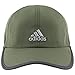adidas Men's Adizero 2 Relaxed Performance Cap, Base Green/Dark Grey/Grey, One Size