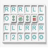 Eccentfit Solo Mahjong Board, Portable Mahjong Practice Board | Lightweight, For Beginner Experienced Left-handed Mahjong Lovers Standard Tiles, Charleston Guide, 2026 Card Patterns