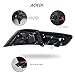 AOEDI LED Tail Lights For Mitsubishi Lancer&EVO X 2008-2017 Audi Style Smoked Lens Replacement
